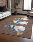Addison Rugs Raeanor Brown Washable Indoor-Outdoor Rug