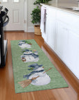 Addison Rugs Raeanor Green Washable Indoor-Outdoor Rug