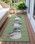 Addison Rugs Raeanor Green Washable Indoor-Outdoor Rug