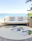 Addison Rugs Raeanor Ivory Washable Indoor-Outdoor Rug
