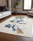 Addison Rugs Raeanor Ivory Washable Indoor-Outdoor Rug