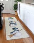 Addison Rugs Raeanor Ivory Washable Indoor-Outdoor Rug