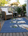 Addison Rugs Raeanor Navy Washable Indoor-Outdoor Rug