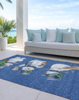 Addison Rugs Raeanor Navy Washable Indoor-Outdoor Rug