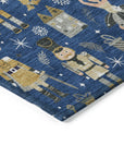 Addison Rugs Raeara Blue Washable Indoor-Outdoor Rug