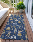 Addison Rugs Raeara Blue Washable Indoor-Outdoor Rug