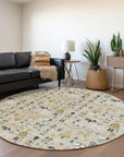 Addison Rugs Raeara Brown Washable Indoor-Outdoor Rug