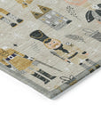 Addison Rugs Raeara Brown Washable Indoor-Outdoor Rug