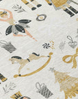Addison Rugs Raeara Ivory Washable Indoor-Outdoor Rug