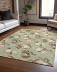 Addison Rugs Raearis Aloe Washable Indoor-Outdoor Rug