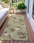 Addison Rugs Raearis Aloe Washable Indoor-Outdoor Rug