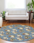 Addison Rugs Raearis Blue Washable Indoor-Outdoor Rug