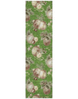 Addison Rugs Raearis Green Washable Indoor-Outdoor Rug