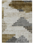 Addison Rugs Raeel Brown Washable Indoor-Outdoor Rug