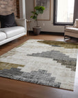 Addison Rugs Raeel Brown Washable Indoor-Outdoor Rug