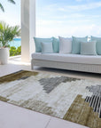 Addison Rugs Raeel Brown Washable Indoor-Outdoor Rug