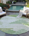 Addison Rugs Raeel Green Washable Indoor-Outdoor Rug
