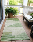 Addison Rugs Raeel Green Washable Indoor-Outdoor Rug