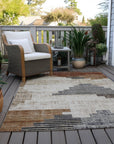 Addison Rugs Raeel Orange Washable Indoor-Outdoor Rug