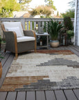 Addison Rugs Raeel Orange Washable Indoor-Outdoor Rug