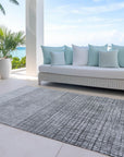 Addison Rugs Raeon Gray Washable Indoor-Outdoor Rug
