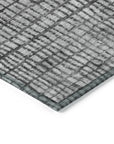 Addison Rugs Raeon Gray Washable Indoor-Outdoor Rug