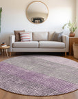 Addison Rugs Raeon Plum Washable Indoor-Outdoor Rug