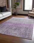Addison Rugs Raeon Plum Washable Indoor-Outdoor Rug