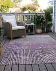 Addison Rugs Raeon Plum Washable Indoor-Outdoor Rug