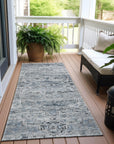 Addison Rugs Raeor Blue Washable Indoor-Outdoor Rug