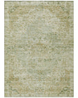 Addison Rugs Raeor Green Washable Indoor-Outdoor Rug
