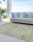 Addison Rugs Raeor Green Washable Indoor-Outdoor Rug