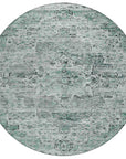 Addison Rugs Raeor Teal Washable Indoor-Outdoor Rug