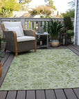 Addison Rugs Raeora Green Washable Indoor-Outdoor Rug