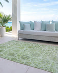 Addison Rugs Raeora Green Washable Indoor-Outdoor Rug