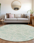 Addison Rugs Raeora Teal Washable Indoor-Outdoor Rug