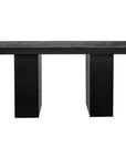 Moe's Home Rectangular Black Cement Outdoor Dining Table