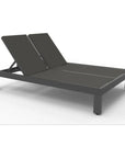 Redondo Aluminum Outdoor Double Sling Chaise-Outdoor Chaises-Sunset West-LOOMLAN