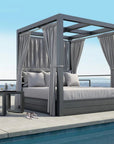Sunset West Redondo Aluminum Square Outdoor End Table