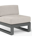 Sunset West Redondo Sunbrella Armless Outdoor Club Chair