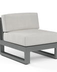 Sunset West Redondo Sunbrella Armless Outdoor Club Chair
