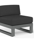 Sunset West Redondo Sunbrella Armless Outdoor Club Chair