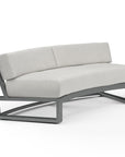 Sunset West Redondo Sunbrella Outdoor Curved Sofa
