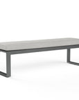 Sunset West Redondo Sunbrella Outdoor Dining Bench
