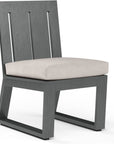 Sunset West Redondo Sunbrella Outdoor Dining Chair 2PC