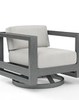 Sunset West Redondo Sunbrella Swivel Outdoor Club Chair