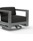 Sunset West Redondo Sunbrella Swivel Outdoor Club Chair