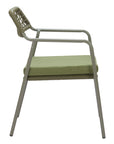 Zuo Modern Rio Olefin Fabric Outdoor Dining Chair 2PC
