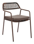 Zuo Modern Rio Olefin Fabric Outdoor Dining Chair 2PC
