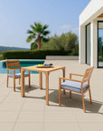 Zuo Modern Riviera Natural Wooden Extendable Outdoor Dining Table